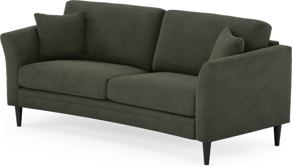 Eden - 2,5-sits soffa svängd - Grön