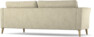 Bridge - 3-sits soffa svängd - Beige