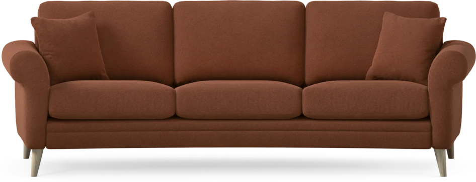 Eden - 3-sits soffa svängd - Orange