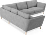 Madison Lux - Hörnsoffa 2+3-sits, hörn 1 - Vit
