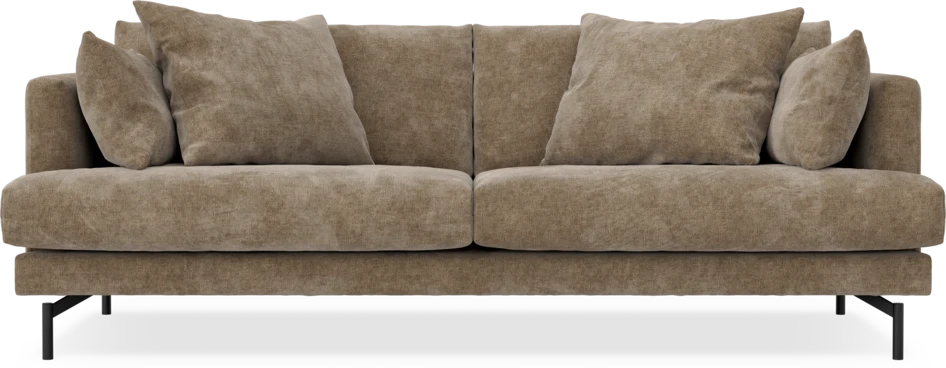 Harper - 3-sits soffa - Brun