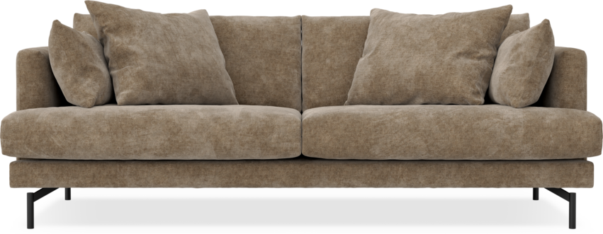 Harper - 3-sits soffa - Brun