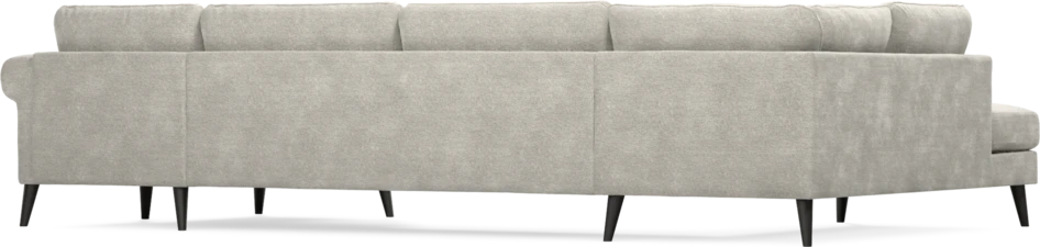 Bridge - 3-sits soffa med divan vänster och schäslong höger - Grå