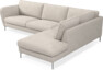 Madison Lux - 3-sits soffa med divan höger - Vit