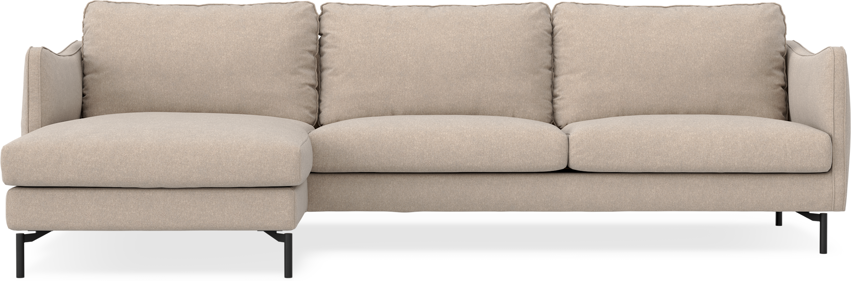 Madison - 3-sits soffa med schäslong vänster - Beige