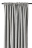 Velvet - Gardin, 140x250 cm, 2-pack - Grå