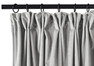 Velvet - Gardin, 140x250 cm, 2-pack - Grå