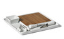 Manchego - Serveringsset, 28,5x29 cm - Vit