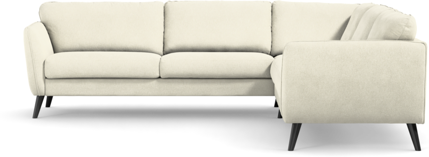 Bridge - Hörnsoffa, 3+3-sits - Vit