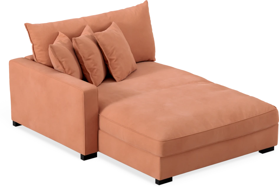 Rossi - Schäslong XL vänster - Orange