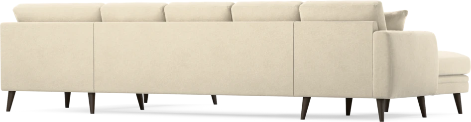 Eden - 3-sits soffa med schäslong vänster och divan höger - Beige