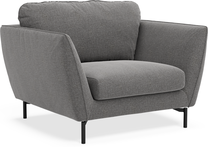 Madison Lux - Fåtölj, 70 cm - Grå