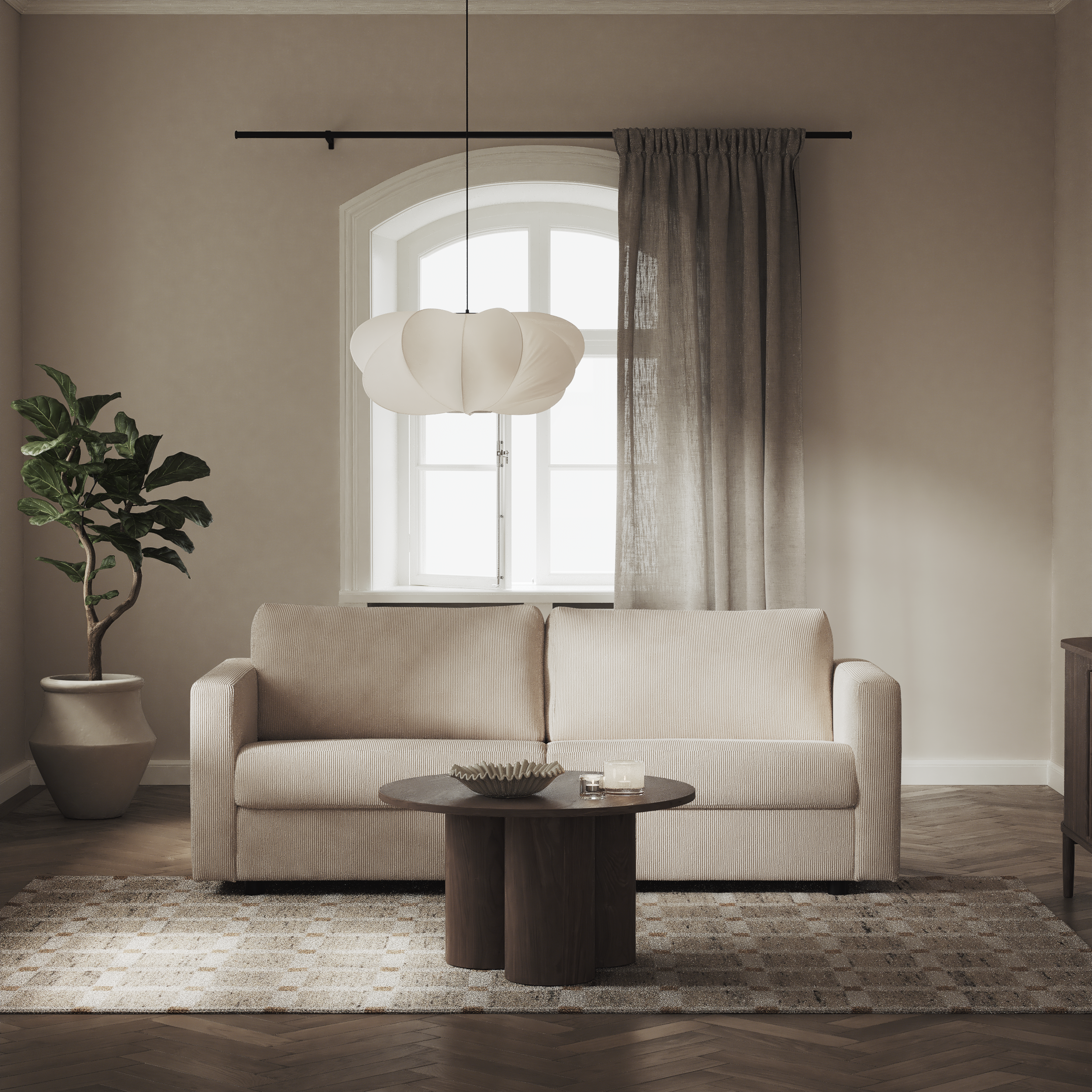 Lindö - Bäddsoffa 3-sits  - inspiration