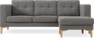 Rio - 3-sits soffa med schäslong höger - Grå