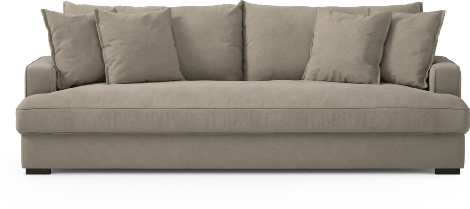 Mila - 4-sits soffa, hel dyna - Beige