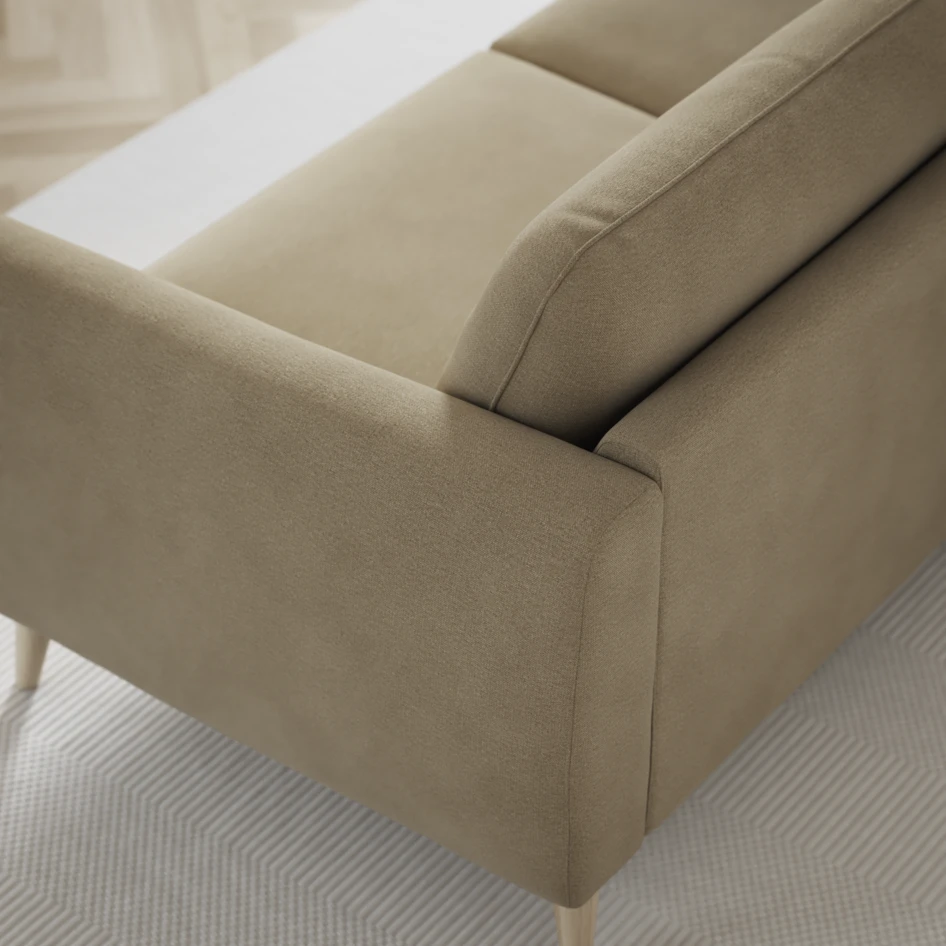 Bridge - 3-sits soffa med schäslong vänster och divan höger - Beige