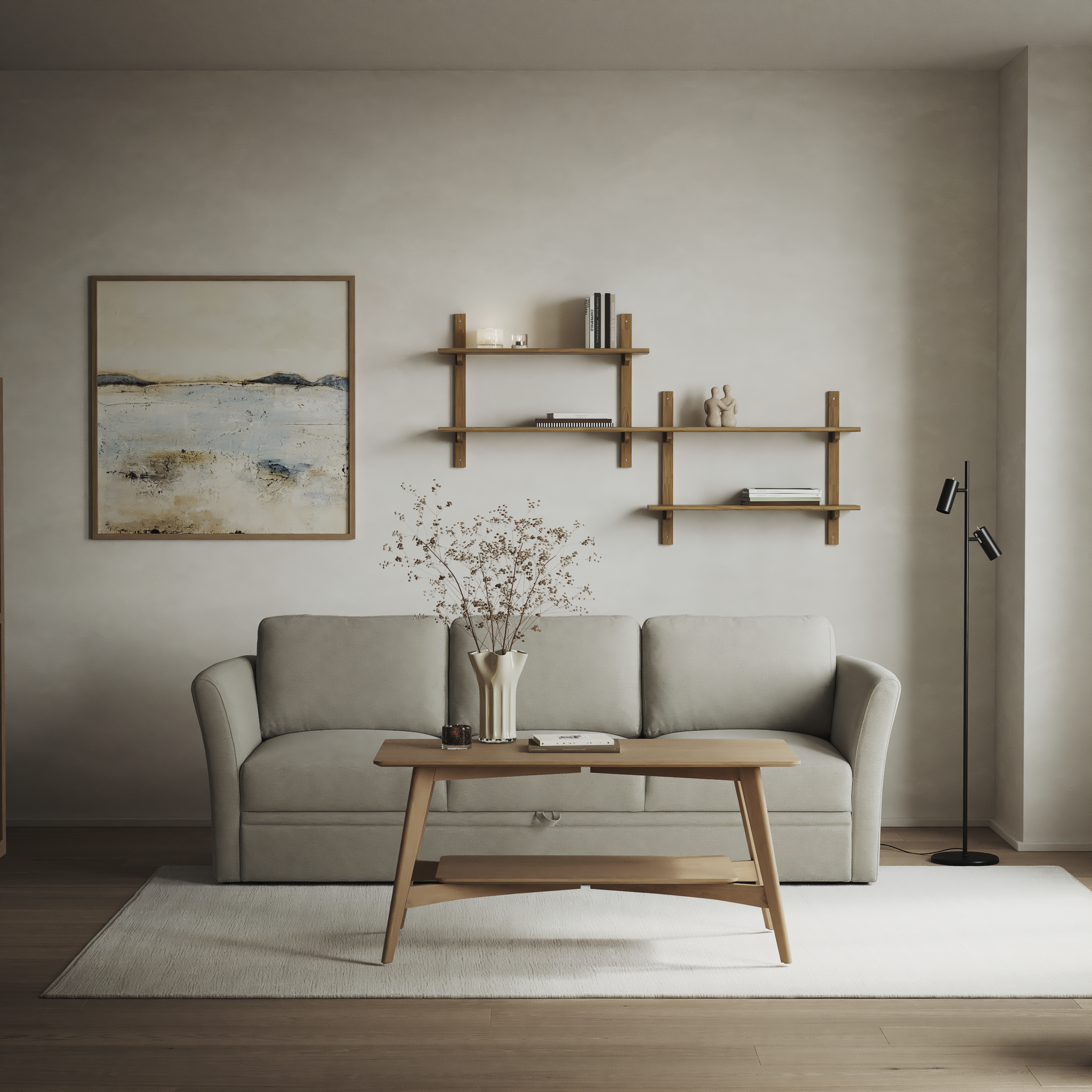 Öland - Bäddsoffa 3-sits, längsbäddad - inspiration