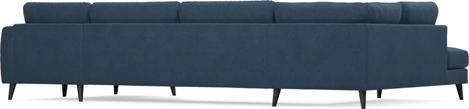 Bridge - 3-sits soffa med divan vänster och schäslong höger - Blå