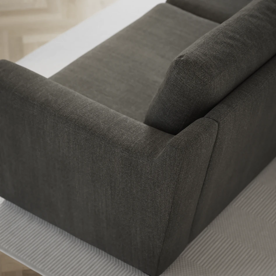 Friday - 2,5-sits soffa med divan höger - Grå