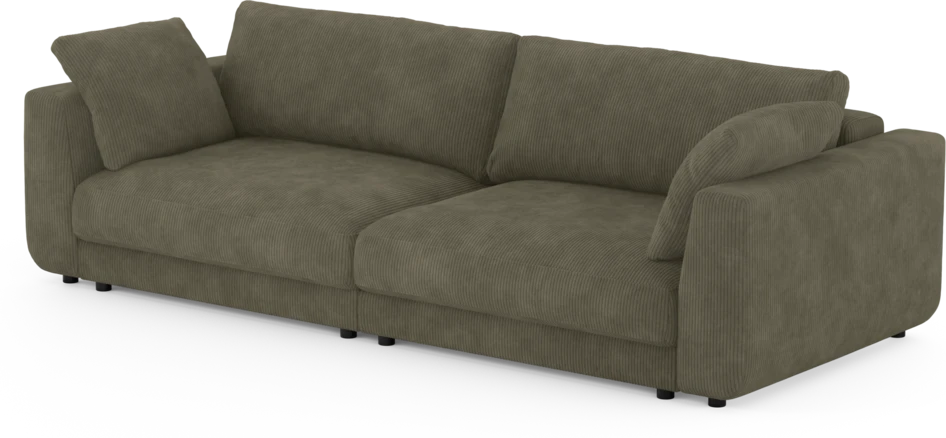 Amie - Bäddsoffa 4-sits - Grön