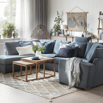 Friday - 2-sits soffa med divan vänster och cosy hörn höger - inspiration