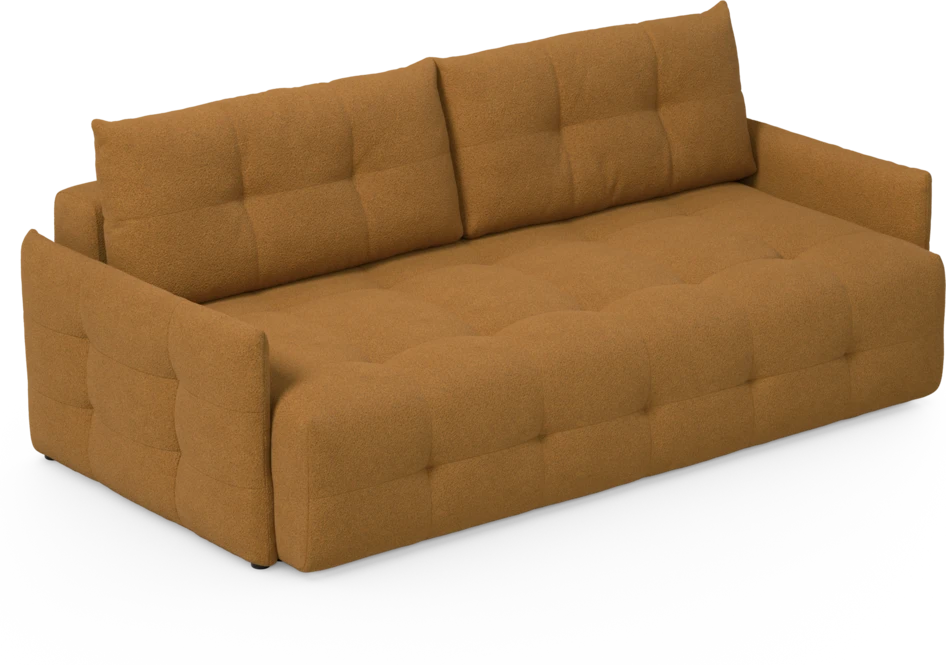 Bella - Bäddsoffa 3-sits - Gul