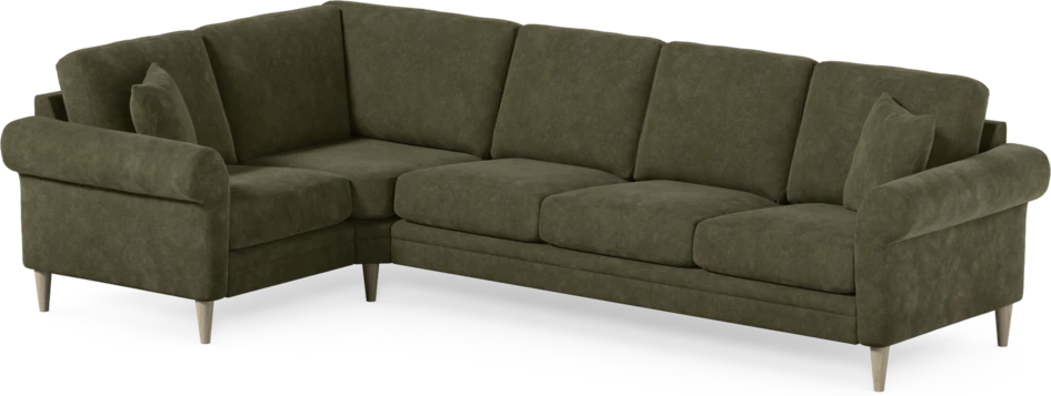 Eden - Hörnsoffa, 1+3-sits - Grön