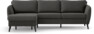 County - 3-sits soffa med flyttbar schäslong - Grå