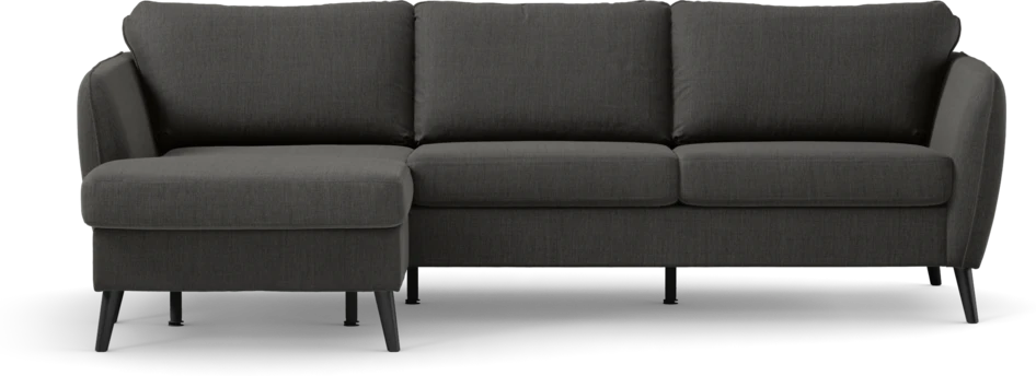 County - 3-sits soffa med flyttbar schäslong - Grå