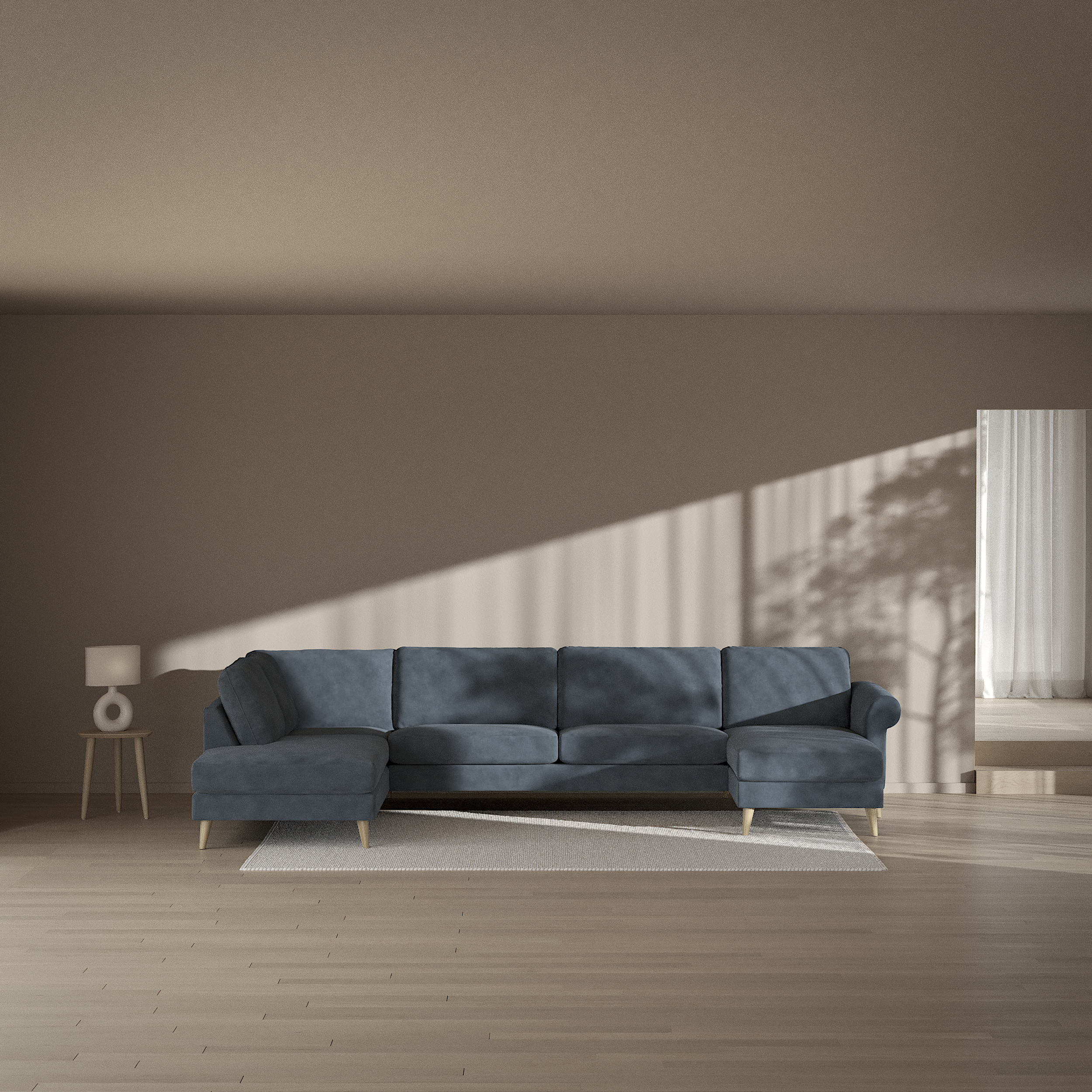 Bridge - 3-sits soffa med divan vänster och schäslong höger - inspiration