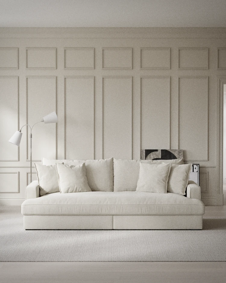 Rossi - 3-sits soffa, hel dyna - inspiration
