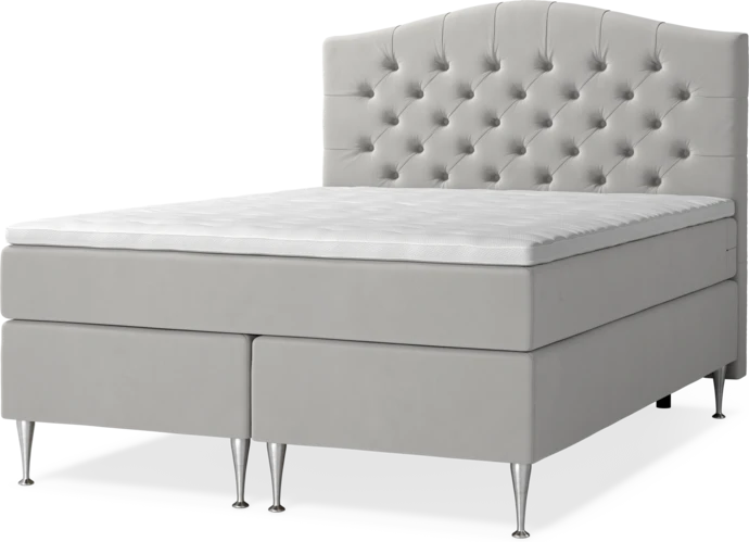 New York Supreme, Kontinentalsäng, dubbelsäng med bäddmadrass och sänggavel välvd