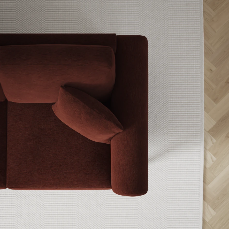 Eden - 2-sits soffa - Orange