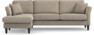 Eden - 2,5-sits soffa med schäslong - Beige