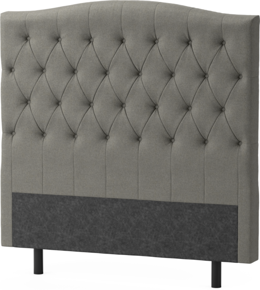 Delux Välvd - Sänggavel, 90-210 cm - Grå