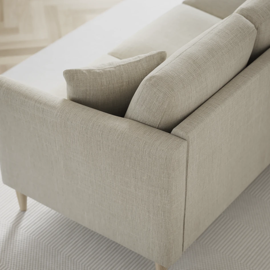 Eden - 2,5-sits soffa svängd - Beige