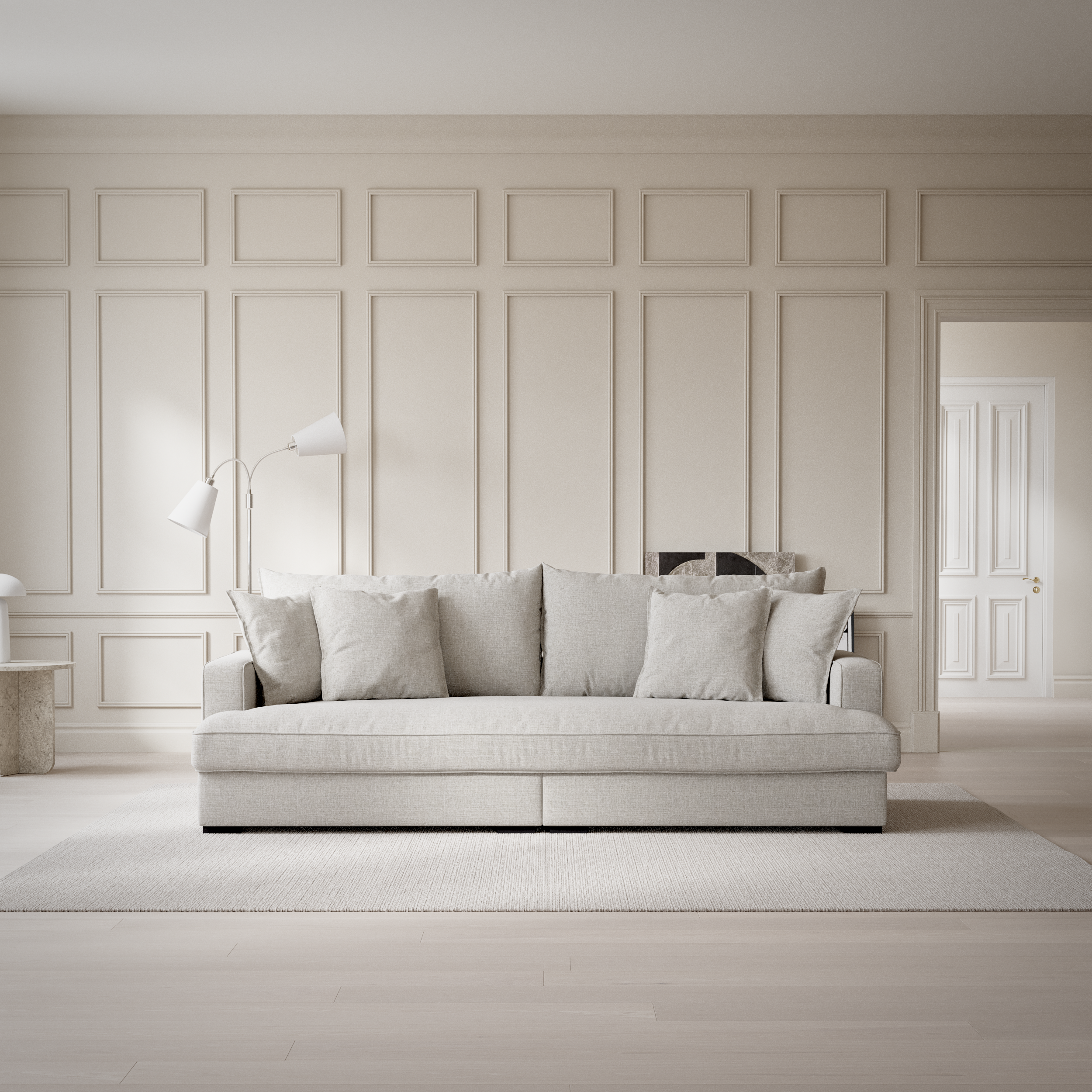 Rossi, 3-sits soffa, hel dyna