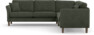 Eden - Hörnsoffa 2,5+2,5 - Grön