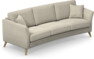 Eden - 3-sits soffa svängd - Beige