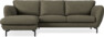 Madison Lux - 2-sits soffa med schäslong vänster - Brun