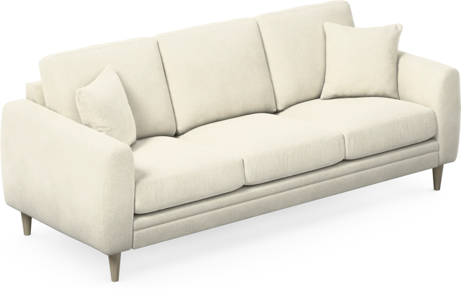 Eden - 3-sits soffa - Vit