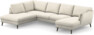 Madison Lux - 2-sits soffa med divan vänster och schäslong höger - Vit