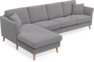 Eden - 3-sits soffa med schäslong - Grå