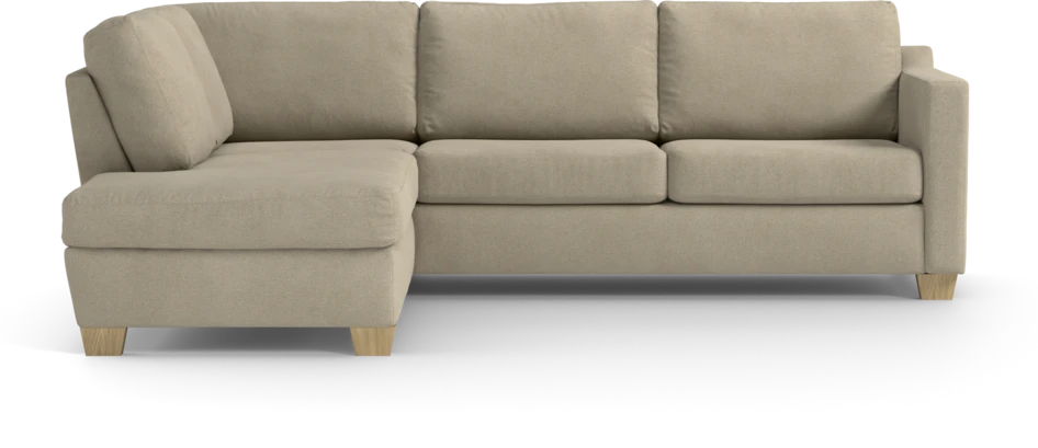 Friday - 2,5-sits soffa med divan vänster - Beige