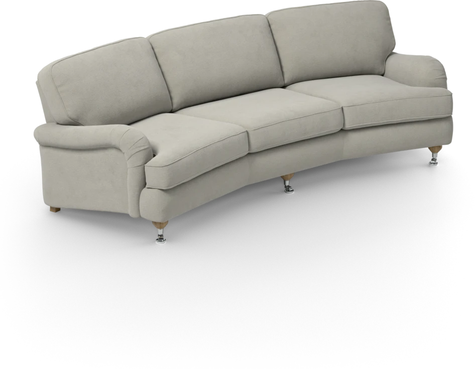 Oxford - 3-sits soffa svängd - Grå