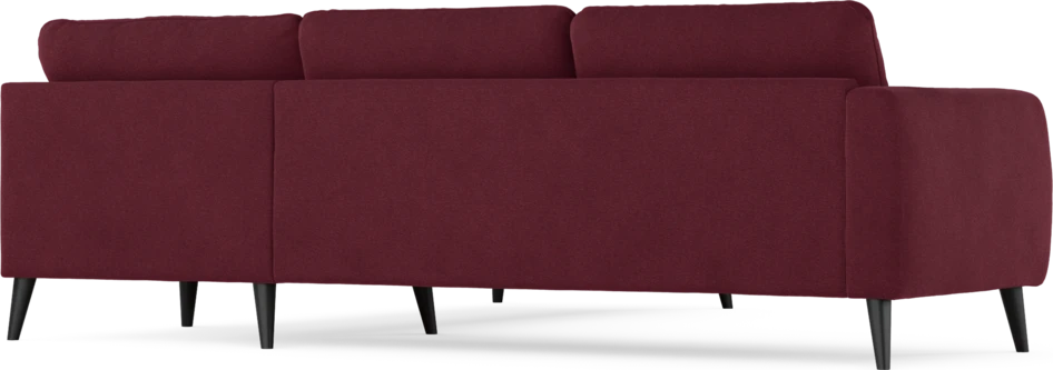 Bridge - Hörnsoffa, 2+2-sits - Röd