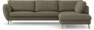Madison Lux - 3-sits soffa med divan höger - Brun
