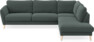 Bridge - 3-sits soffa med divan höger - Grå