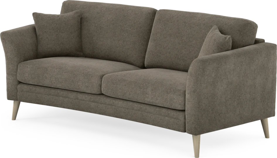 Eden - 2,5-sits soffa svängd - Brun