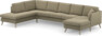Eden - 3-sits soffa med divan vänster och schäslong höger - Beige